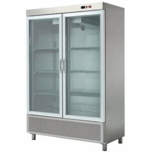 Armario Snack Refrigerado 2 Puertas de Cristal Fondo 726 de 693 x726 x2067h mm ARCH-1202V