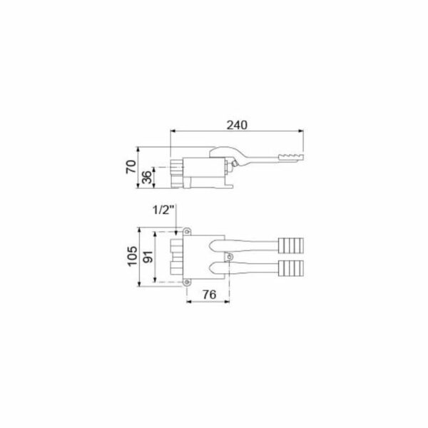 Grifo Pedal doble 542915