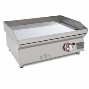 Ver más grande Plancha A Gas 60 Cm ARILEX En Acero 15 Mm Con Baño Cromo Duro 60PGCN