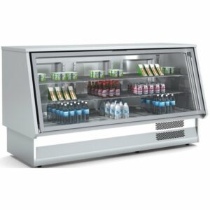 Vitrina Refrigerada Cerrada DOCRILUC Exterior Acero Inoxidable de 1300x847x1085h mm VCC-9-13