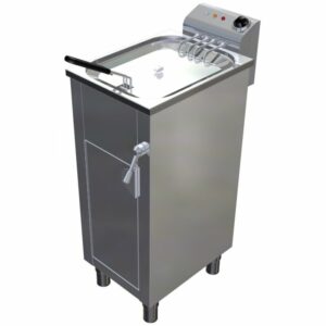 Freidora Eléctrica 17 litros Uso Profesional Agua y Aceite de 360 x560 x850h mm FH17