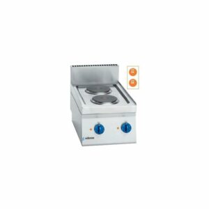 Cocina eléctrica 2 fuegos 2x2Kw Snack 650 SCE-40 E EDENOX