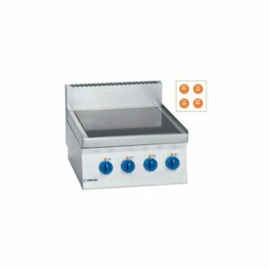 Cocina Vitrocerámica electrica 2 fuegos 2X1,5Kw+ 2X2 Kw Snack 650 SCV-60 E EDENOX