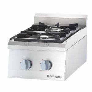 Cocina a gas con horno a gas GN2/1 6 fuegos 1200x700x850h mm 3,5+2x5+2x7+9 Kw Línea Varsovia