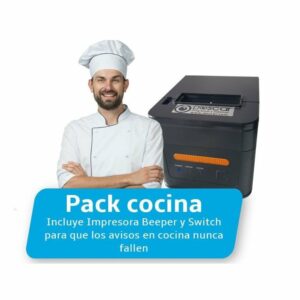 Pack Impresora de Cocina con avisador acústico y luminoso