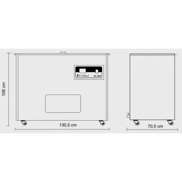 Máquina desengrasante profesional MC2000 FRUCOSOL