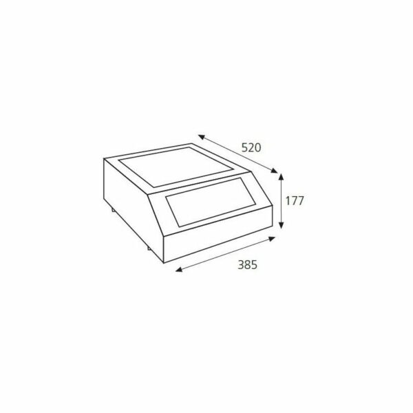 Inducción de sobremesa de Alta Potencia de 60-220 ºC y 9 niveles de potencia ISM-25