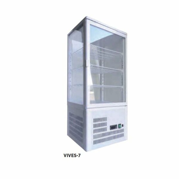 Vitrina Expositora Vertical Sobremesa Refrigerada + 3°C a +8°C VIVES-HC EDENOX