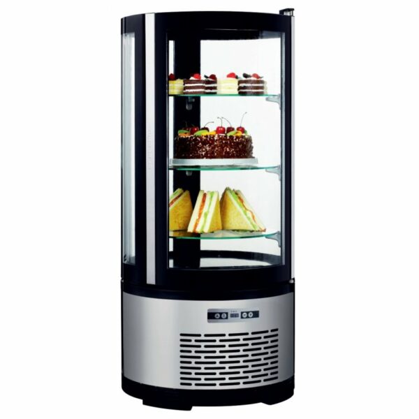 Vitrina Expositora Refrigerada Sobremesa 4 Caras Cristal Línea PEKÍN XCR CLIMAHOSTELERIA