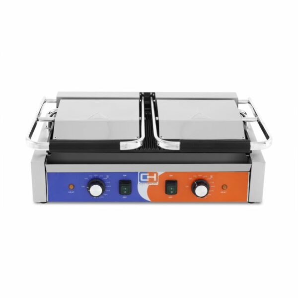 Plancha Grill Eléctrica de 430x365x210mm Línea PEKÍN PG-812 CLIMAHOSTELERÍA