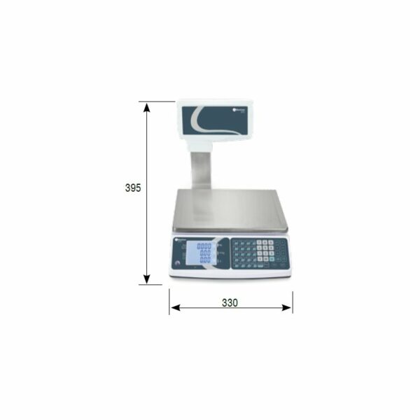 Balanza Comercial 30 Kg sin Impresora XTI30 BAXTRAN