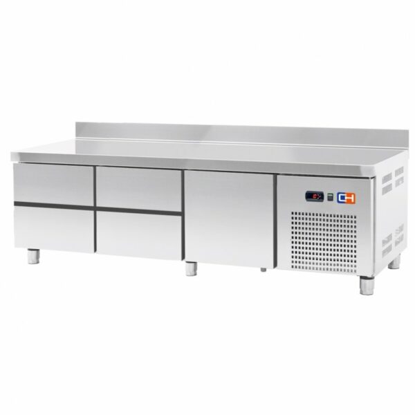 Mesa Refrigerada Baja GN1/1 Fondo 700 Bajo Cocina Altura 600 mm Línea CORDOBA TRCHB CLIMAHOSTELERIA