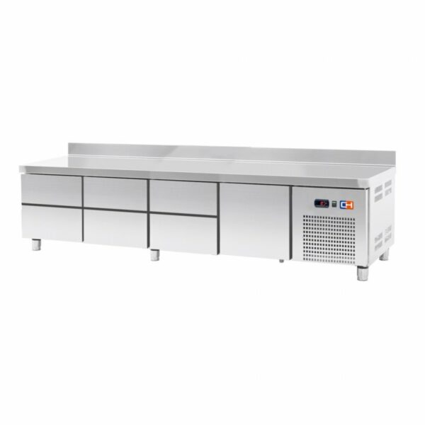 Mesa Refrigerada Baja GN1/1 Fondo 700 Bajo Cocina Altura 600 mm Línea CORDOBA TRCHB CLIMAHOSTELERIA