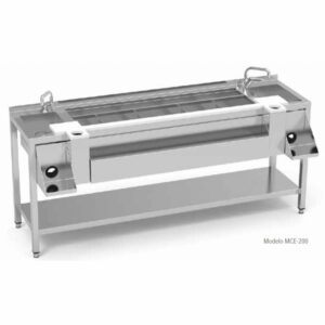 Mesa para preparación de Coctelería Profesional Doble de 2000x745x900mm con Cuba MCE-S-DOBLE ERATOS