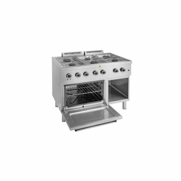 Cocina a Gas 6 Fuegos con Horno Fondo 700 ELFU711 START LINE