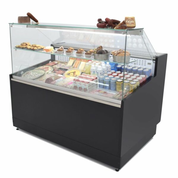 Vitrina Refrigerada Expositora de 2 metros Fondo 973 mm Frío Estático Línea CORDOBA VRE-200