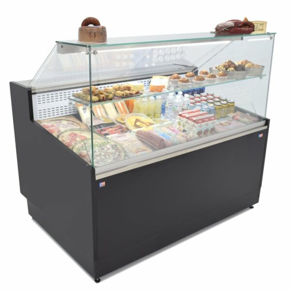 Vitrina Refrigerada Expositora de 2 metros Fondo 973 mm Frío Estático Línea CORDOBA VRE-200