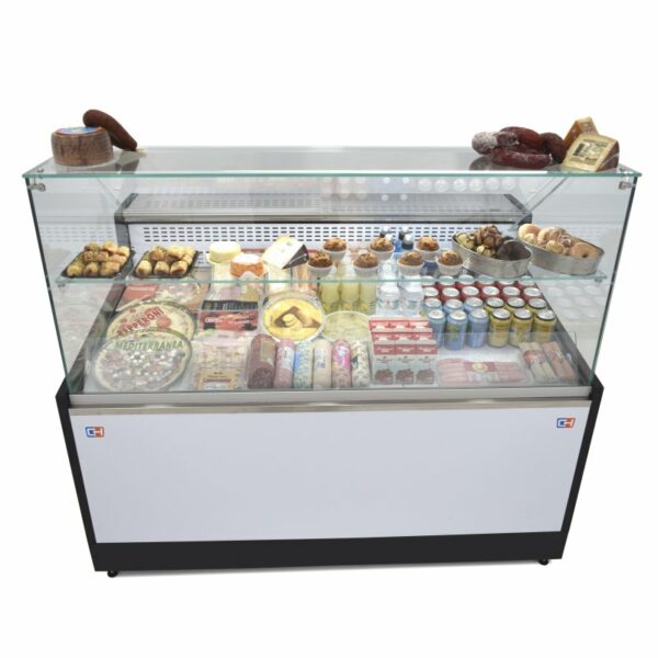 Vitrina Refrigerada Expositora de 2 metros Fondo 973 mm Frío Estático Línea CORDOBA VRE-200