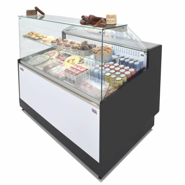 Vitrina Refrigerada Expositora de 2 metros Fondo 973 mm Frío Estático Línea CORDOBA VRE-200