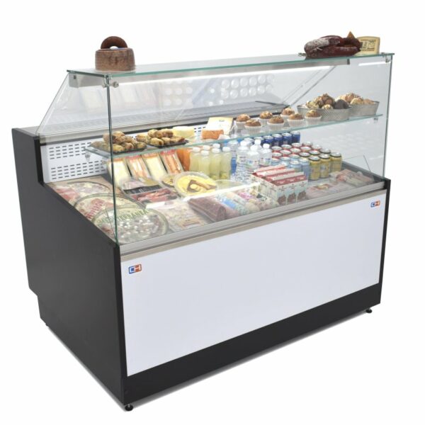 Vitrina Refrigerada Expositora de 2 metros Fondo 973 mm Frío Estático Línea CORDOBA VRE-200