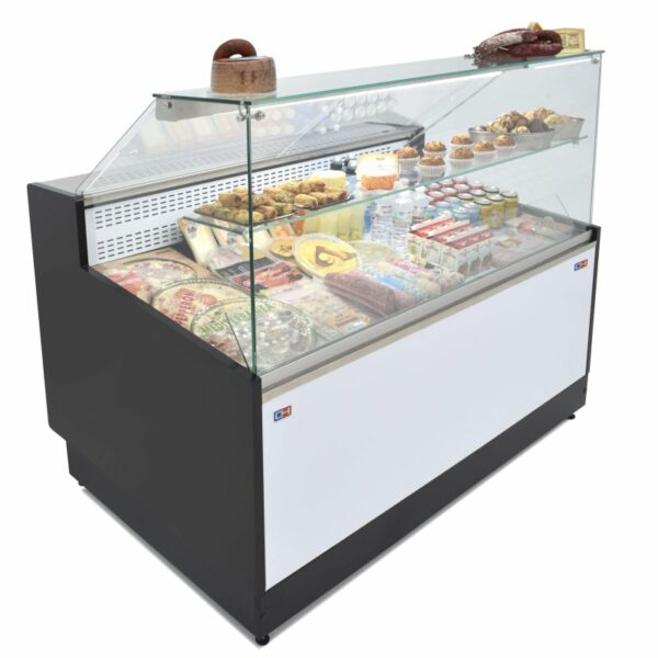 Vitrina Refrigerada Expositora de 2 metros Fondo 973 mm Frío Estático Línea CORDOBA VRE-200