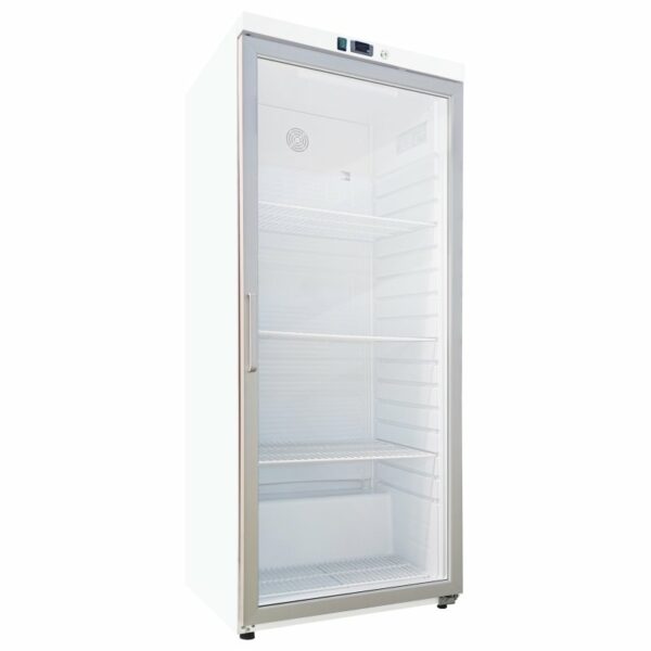 Armario Refrigerado GN2/1 600 litros 1 Puerta de Vidrio de 775x750 x1850h mm PEKIN DR600G