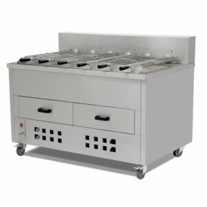 ASADOR HORIZONTAL PARRILLA DE BRASA DE 5 ESPADAS LÍNEA ESTAMBUL EMP5YI