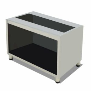 Mueble acero inoxidable para Frytops / Parrilla Vasca 994x490x600h mm 100MFRVA-OUT-T1