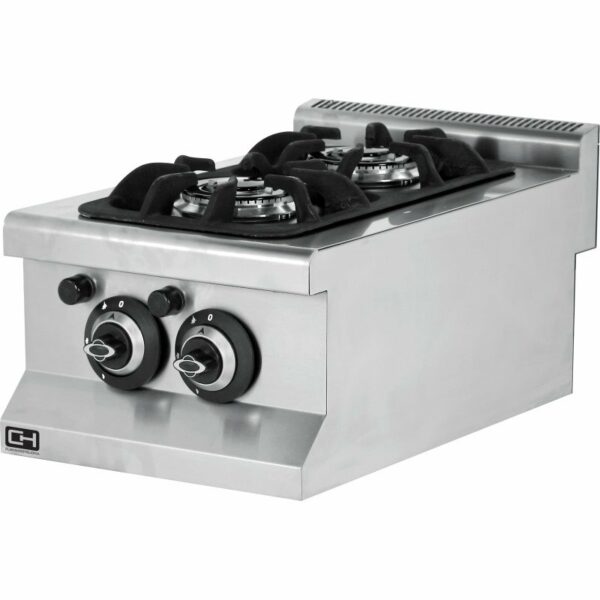 Cocina a gas sobremesa Gran Potencia 1 fuego 8,65 kW 400x635x285h mm EMP6KG010-O Línea 600 Estambul